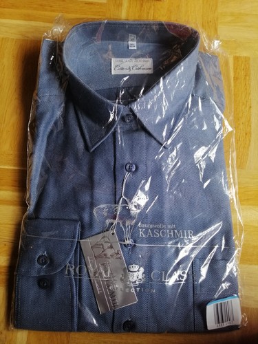 Herrenhemd royal class blau - herrenhemd,,