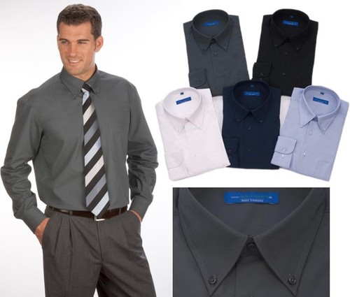 Uni hemd button - button, down