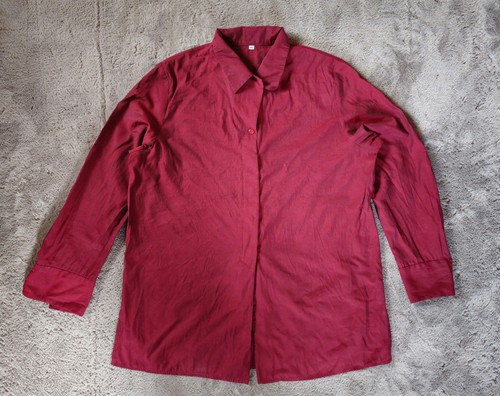 Herrenhemd bordeaux rot 44 - gr.,